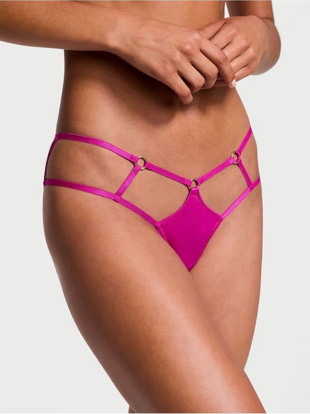 Victoria's Secret Pink Very Sexy Strappy Hardware Cheeky Brief Panty